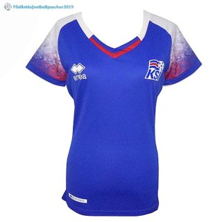 Maillot Islande Domicile Femme 2018 Bleu Maillot Islande Domicile Femme 2018 Bleu