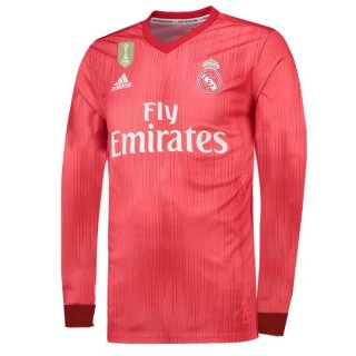 Maillot Real Madrid Third ML 2018 2019 Rouge Maillot Real Madrid Third ML 2018 2019 Rouge