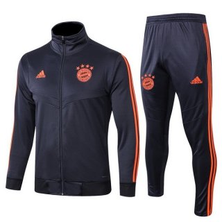 Survetement Bayern Munich 2019 2020 Bleu Marine Orange