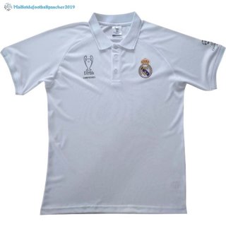 Polo Real Madrid 2018 2019 Blanc Polo Real Madrid 2018 2019 Blanc