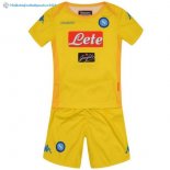 Maillot Naples Exterieur Enfant 2017 2018 Jaune