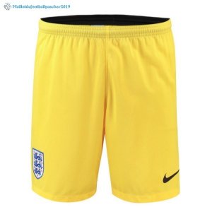 Pantalon Angleterre Domicile Gardien 2018 Jaune