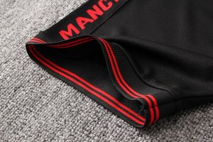 Polo Ensemble Complet Manchester United 2019 2020 Noir Rouge