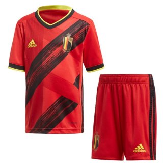 Maillot Belgique Domicile Enfant 2020 Rouge