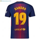 Maillot Barcelona Domicile Sandro 2017 2018