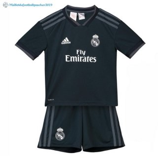 Maillot Real Madrid Exterieur Ensemble De Enfant 2018 2019 Noir