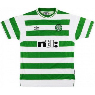 Maillot Celtic Domicile Retro 1999 2001 Vert Maillot Celtic Domicile Retro 1999 2001 Vert