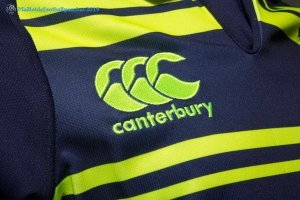 Maillot Rugby Leinster Exterieur 2017 2018 Noir Vert