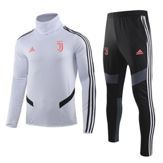 Survetement Enfant Juventus 2019 2020 Rose Blanc Noir