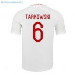 Maillot Angleterre Domicile Tarkowski 2018 Blanc