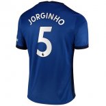 Maillot Chelsea NO.5 Jorginho Domicile 2020 2021 Bleu