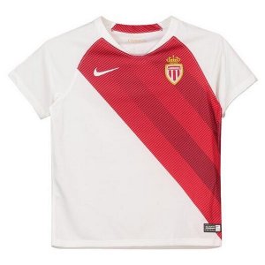 Maillot AS Monaco Domicile Enfant 2018 2019 Blanc Rouge