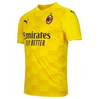 Maillot AC Milan Third Gardien 2020 2021 Jaune