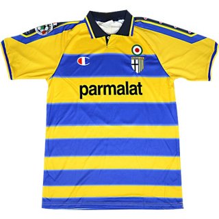 Maillot Parma Domicile 1999 2000 Bleu Jaune Maillot Parma Domicile 1999 2000 Bleu Jaune