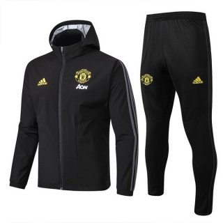 Coupe Vent Manchester United Ensemble Complet 2019 2020 Noir Coupe Vent Manchester United Ensemble Complet 2019 2020 Noir