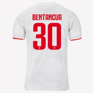 Maillot Juventus NO.30 Bentancur Exterieur 2019 2020 Gris Blanc Maillot Juventus NO.30 Bentancur Exterieur 2019 2020 Gris Blanc