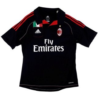 Maillot AC Milan Third Retro 2012 2013 Noir Maillot AC Milan Third Retro 2012 2013 Noir
