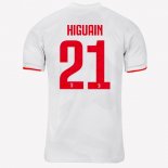 Maillot Juventus NO.21 Higuain Exterieur 2019 2020 Gris Blanc