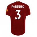 Maillot Liverpool NO.3 Fabinho Domicile 2019 2020 Rouge