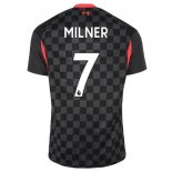 Maillot Liverpool NO.7 Milner Third 2020 2021 Noir