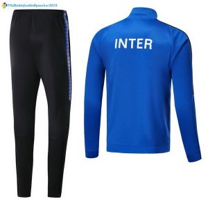 Survetement De Laine Inter 2017 2018 Bleu Noir