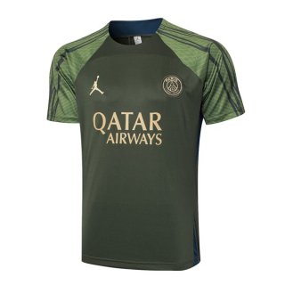 Maillot Entrainement PSG 2024 2025 Vert 2 Maillot Entrainement PSG 2024 2025 Vert 2