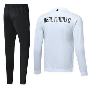Survetement Real Madrid 2018 2019 Blanc Noir