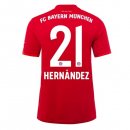 Maillot Bayern Munich NO.21 Hernández Domicile 2019 2020 Rouge