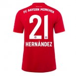 Maillot Bayern Munich NO.21 Hernández Domicile 2019 2020 Rouge