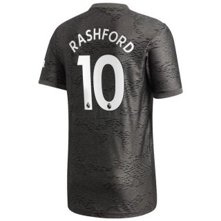 Maillot Manchester United NO.10 Rashford Exterieur 2020 2021 Noir Maillot Manchester United NO.10 Rashford Exterieur 2020 2021 Noir