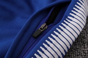 Maillot Entrainement Chelsea Ensemble Complet 2018 2019 Bleu Blanc