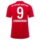 Maillot Bayern Munich NO.9 Lewandowski Domicile 2019 2020 Rouge