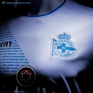 Maillot Deportivo La Corogne Third 2018 2019 Blanc