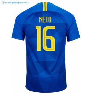 Maillot Brésil Exterieur Neto 2018 Bleu Maillot Brésil Exterieur Neto 2018 Bleu