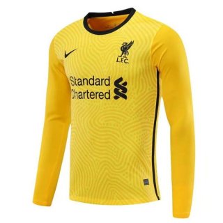 Thailande Maillot Liverpool Exterieur ML Gardien 2020 2021 Noir