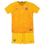 Maillot AS Roma Third Enfant 2018 2019 Jaune