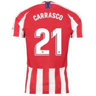Thailande Maillot Atlético De Madrid NO.21 Carrasco 2019 2020 Rouge Thailande Maillot Atlético De Madrid NO.21 Carrasco 2019 2020 Rouge