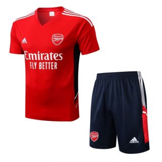 Maillot Entrainement Arsenal Ensemble Complet 2022 2023 Rouge