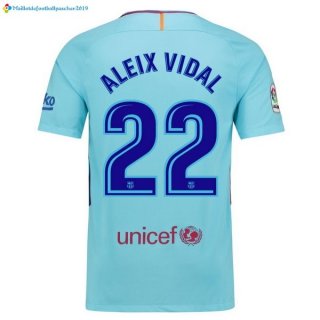 Maillot Barcelona Exterieur Aleix Vidal 2017 2018 Maillot Barcelona Exterieur Aleix Vidal 2017 2018