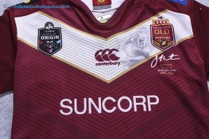 Maillot Rugby QLD Maroons 2017 2018 Rouge