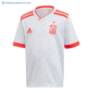 Maillot Espagne Exterieur Enfant 2018 Blanc