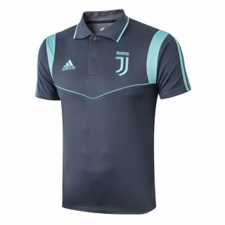 Polo Juventus 2019 2020 Gris Bleu Polo Juventus 2019 2020 Gris Bleu
