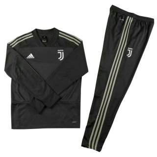 Survetement Enfant Juventus 2018 2019 Noir Gris