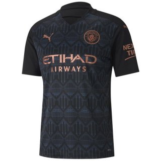 Thailande Maillot Manchester City Exterieur 2020 2021 Noir