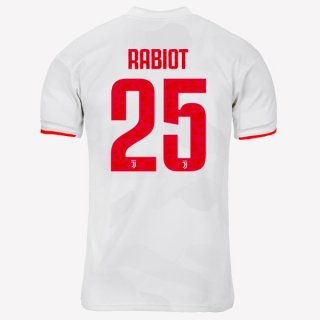 Maillot Juventus NO.25 Rabiot Exterieur 2019 2020 Gris Blanc Maillot Juventus NO.25 Rabiot Exterieur 2019 2020 Gris Blanc