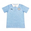 Polo Manchester City 2020 2021 Bleu Blanc