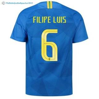 Maillot Brésil Exterieur Filipe Luis 2018 Bleu