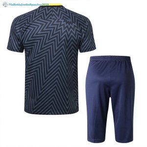 Maillot Entrainement Brésil Ensemble Complet 2018 Bleu Gris