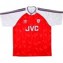 Maillot Arsenal Domicile Retro 1990 1992 Rouge