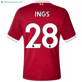 Maillot Liverpool Domicile Ings 2017 2018 Maillot Liverpool Domicile Ings 2017 2018
